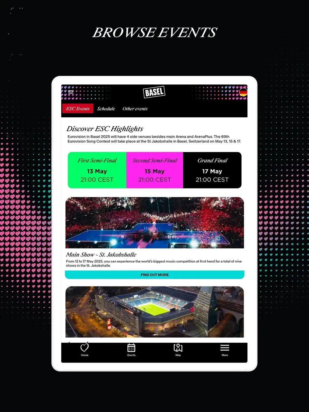 Basel City Guide tablet screenshot 9