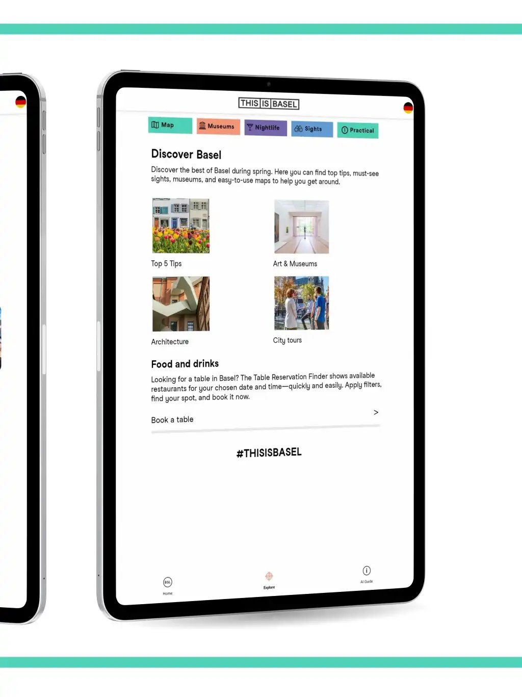 Basel City Guide tablet screenshot 8