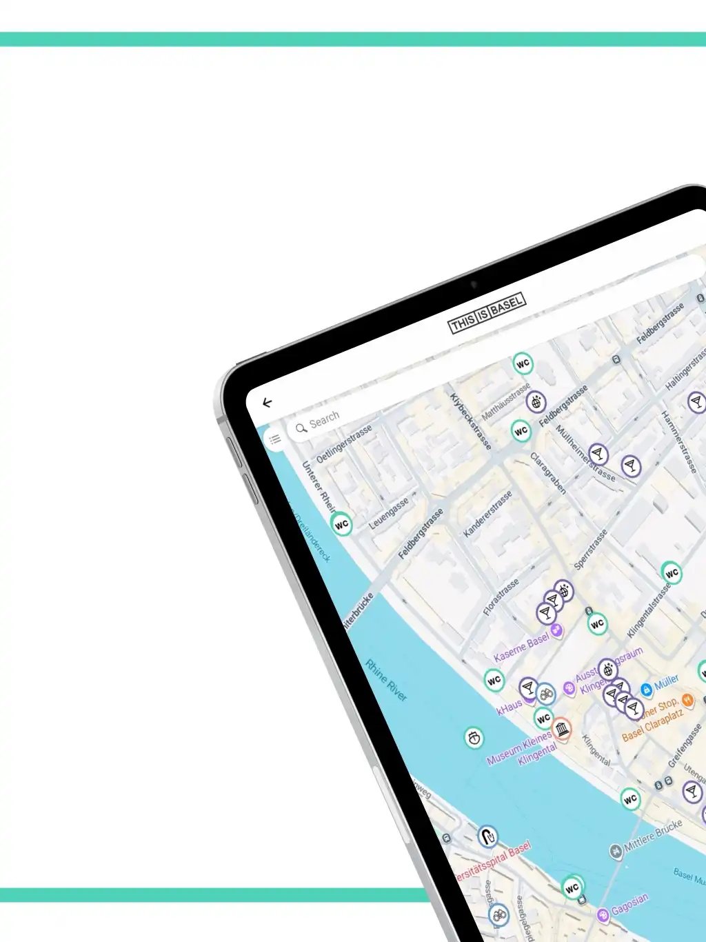 Basel City Guide tablet screenshot 9