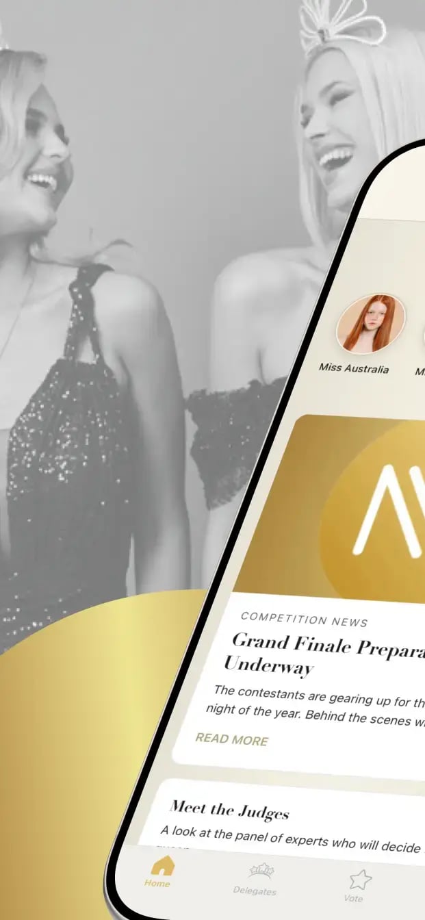 Beauty Pageant App Template mobile screenshot 1