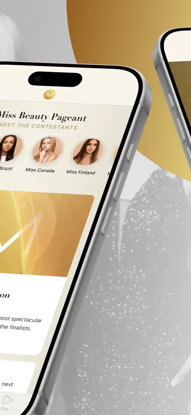 Beauty Pageant App Template mobile screenshot 2