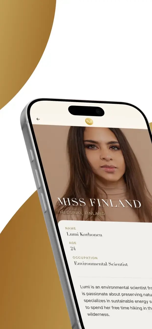 Beauty Pageant App Template mobile screenshot 4