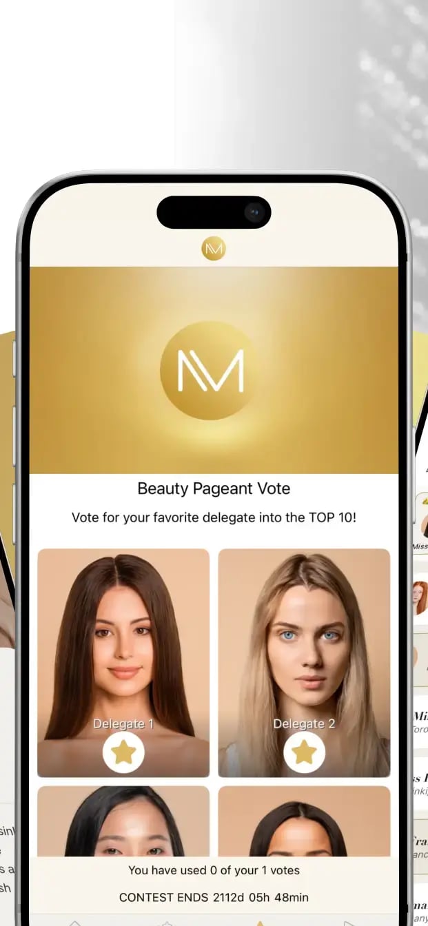 Beauty Pageant App Template mobile screenshot 5