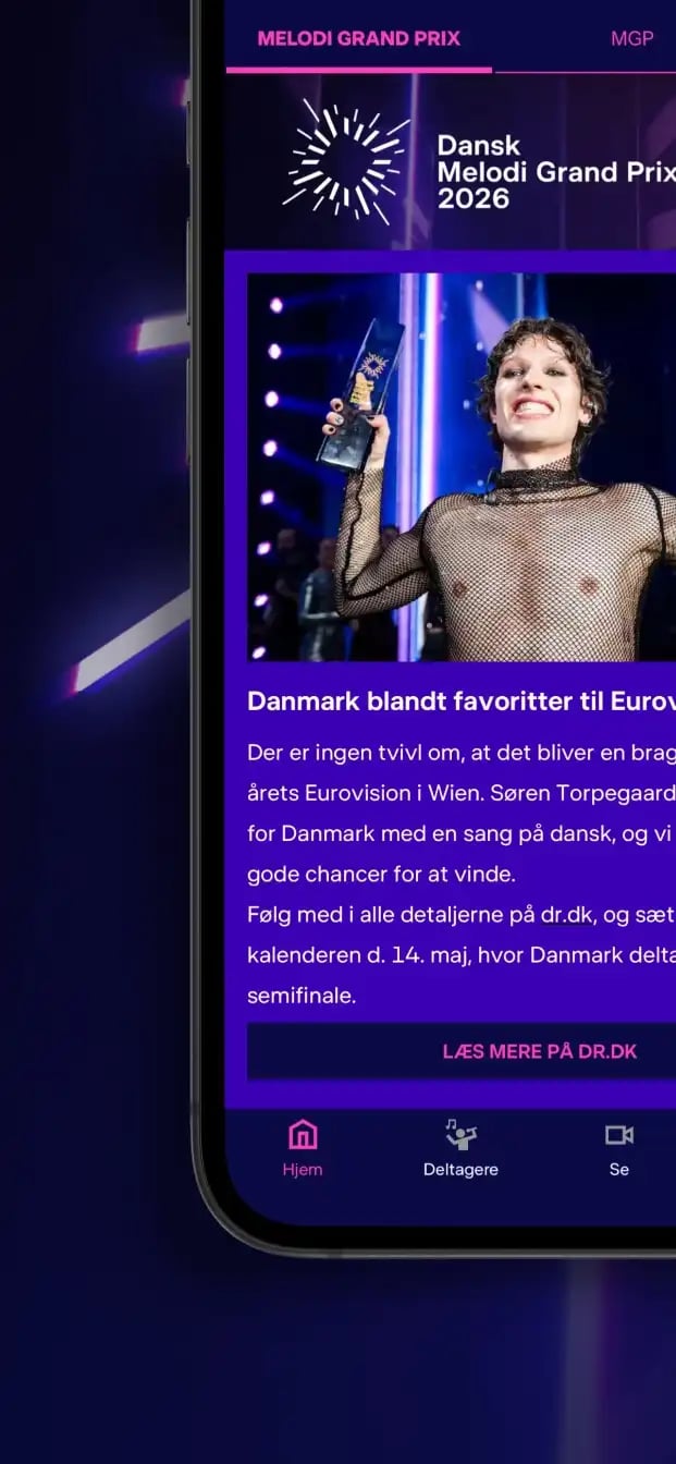 DR Melodi Grand-Prix mobile screenshot 1