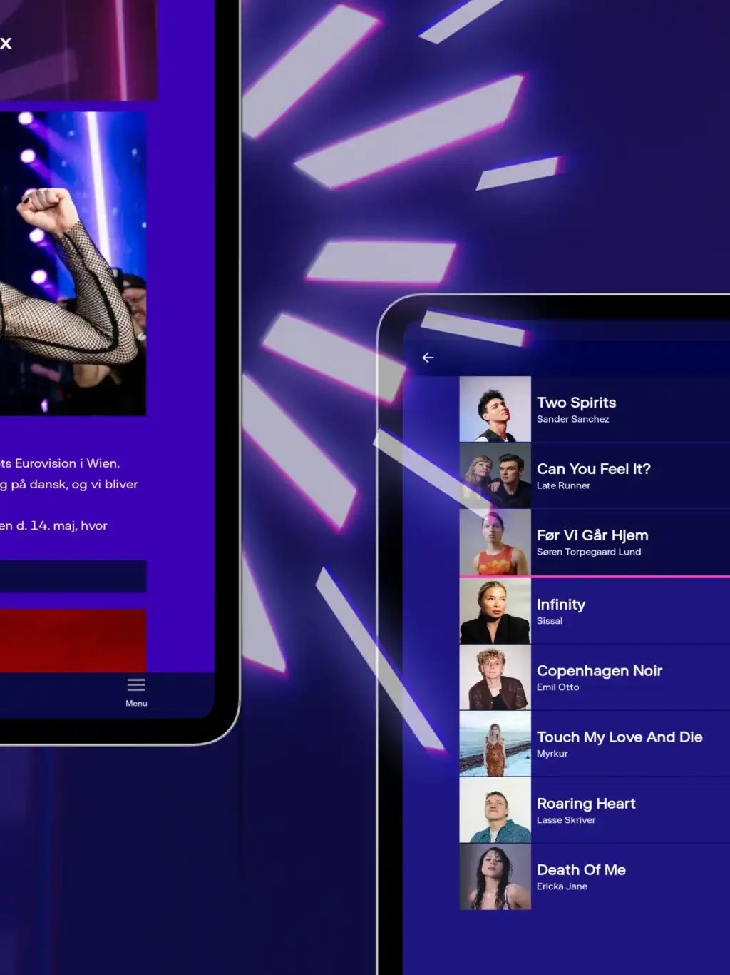 DR Melodi Grand-Prix tablet screenshot 8