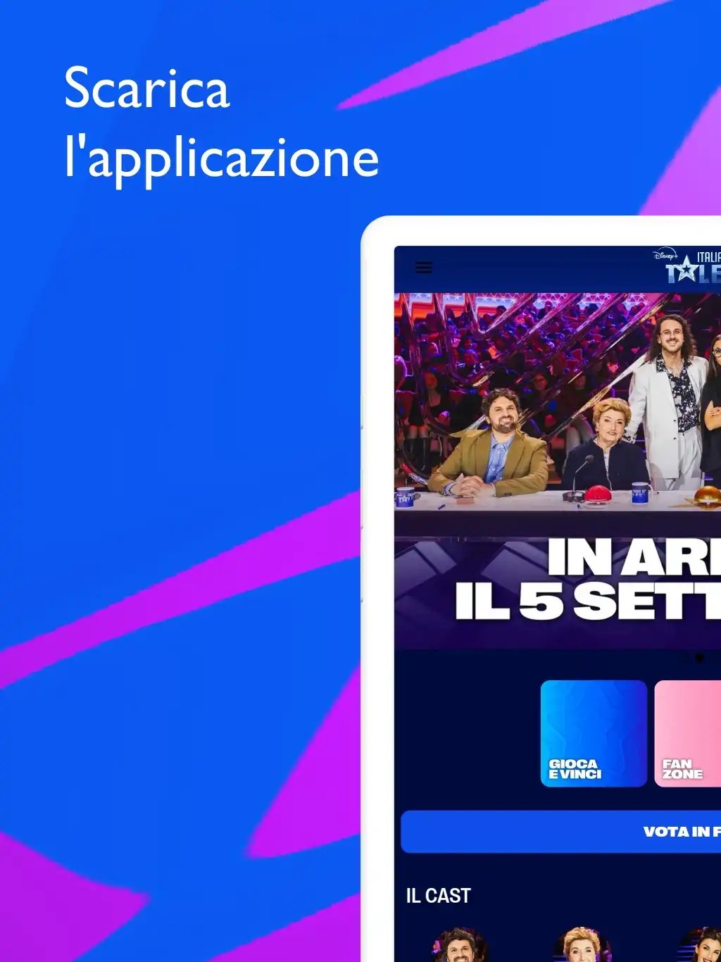 Italy's Got Talent tablet screenshot 7