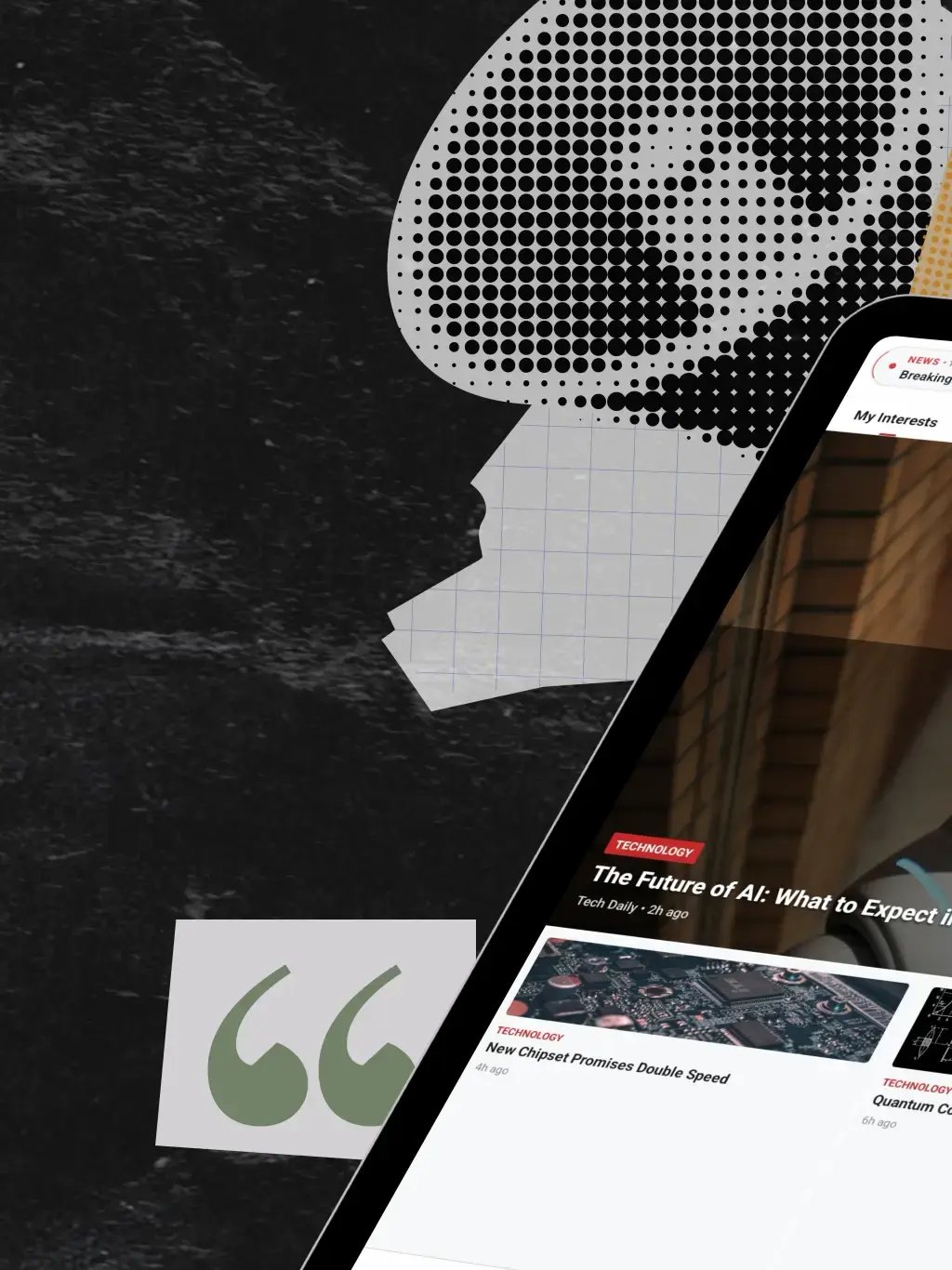 Magazine App Template tablet screenshot 7