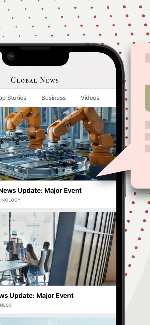 News App Template mobile screenshot 3