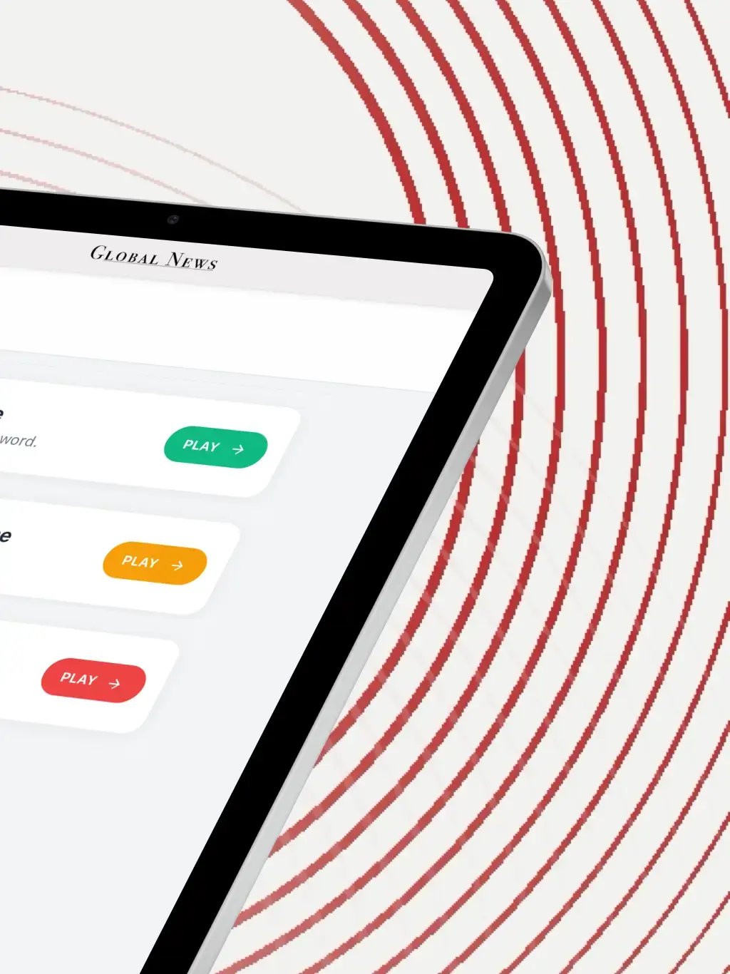 News App Template tablet screenshot 12