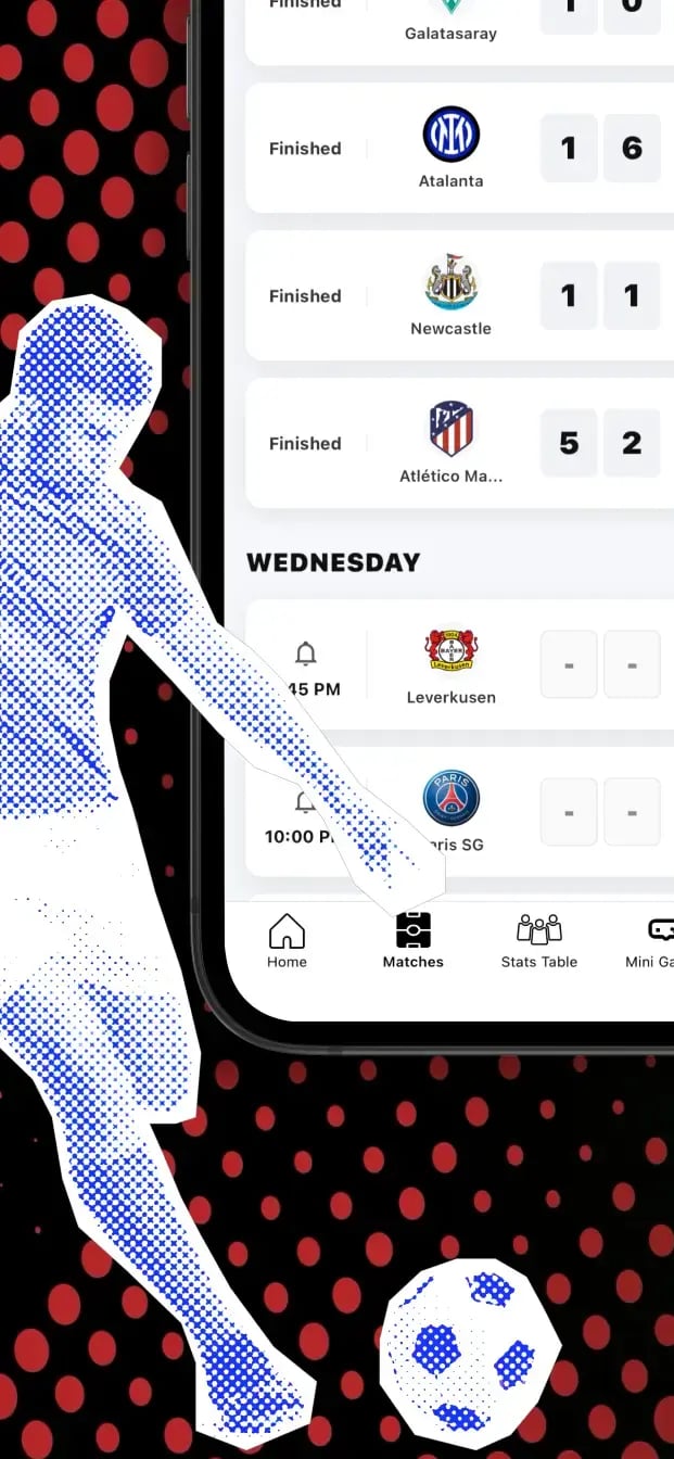 Sports App Template mobile screenshot 1