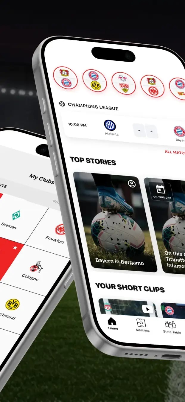 Sports App Template mobile screenshot 3