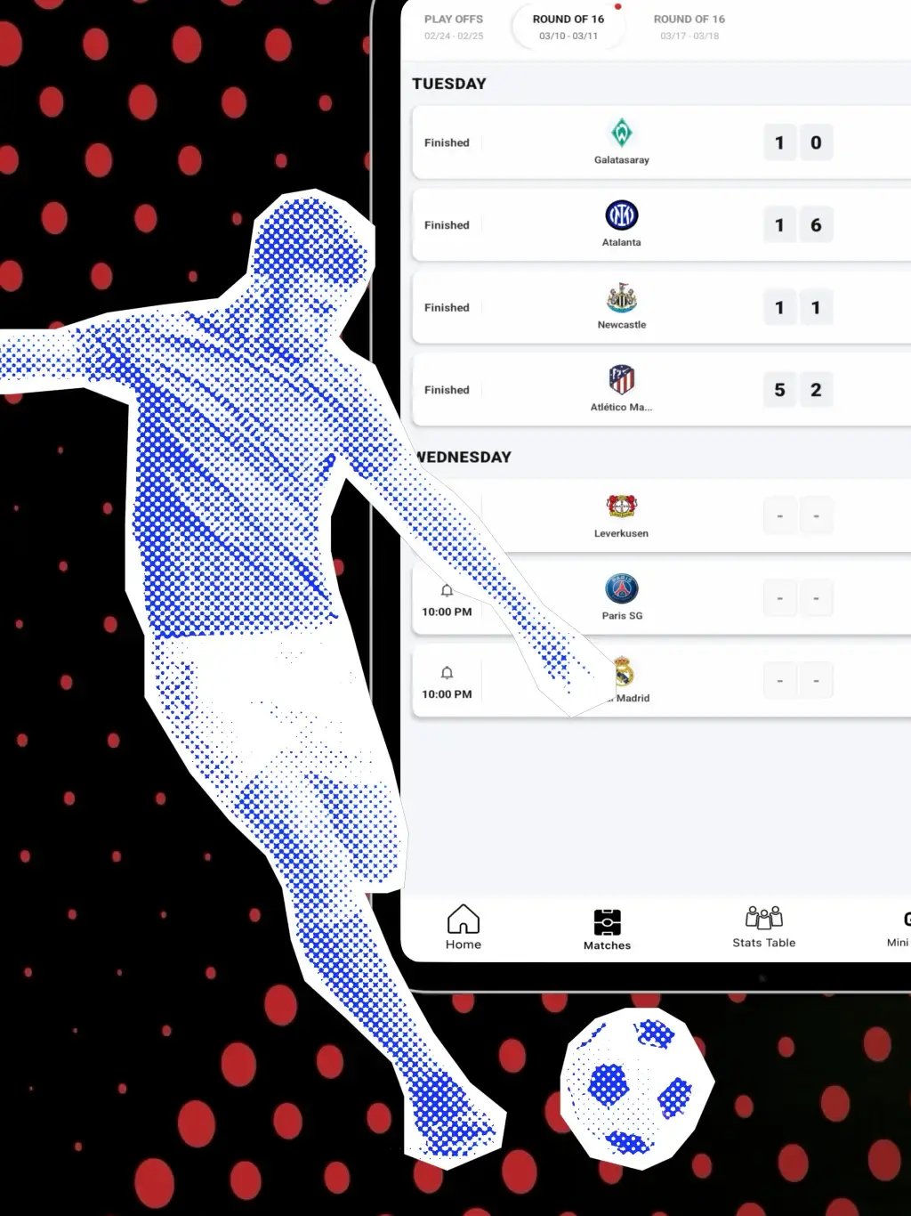 Sports App Template tablet screenshot 9