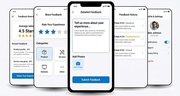 Customer feedback app