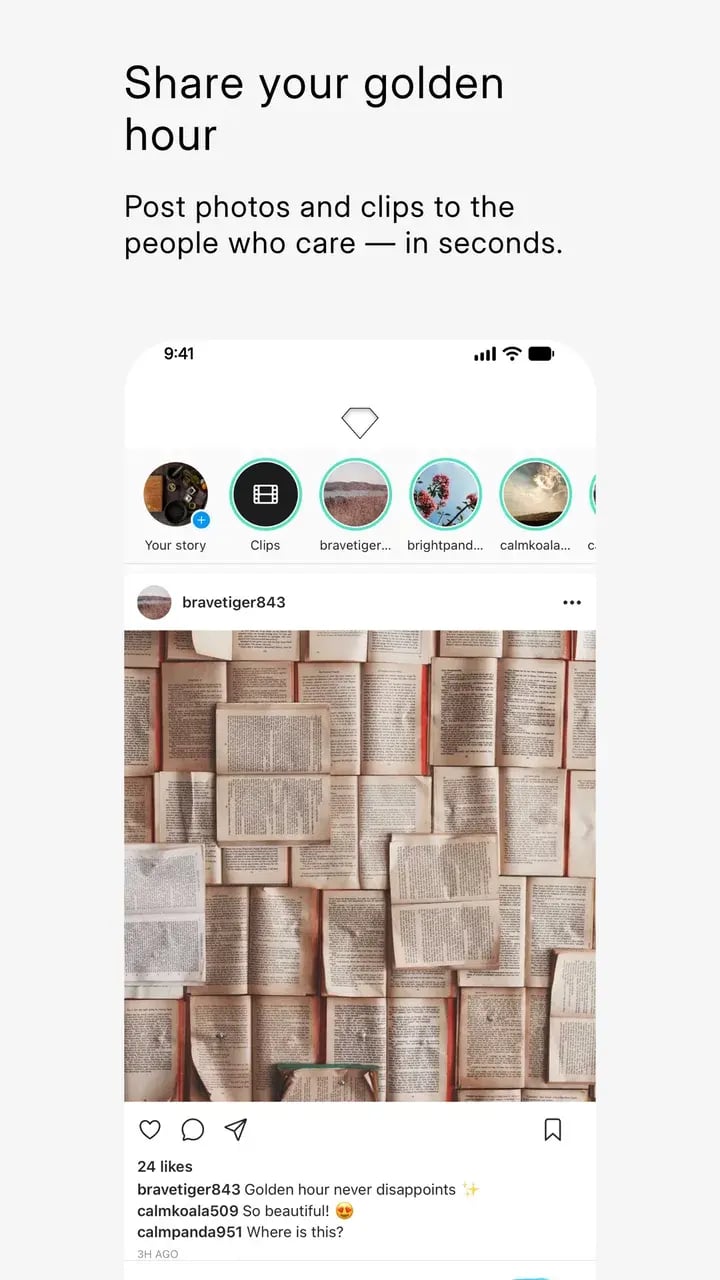 Generated Google Play screenshot, community app