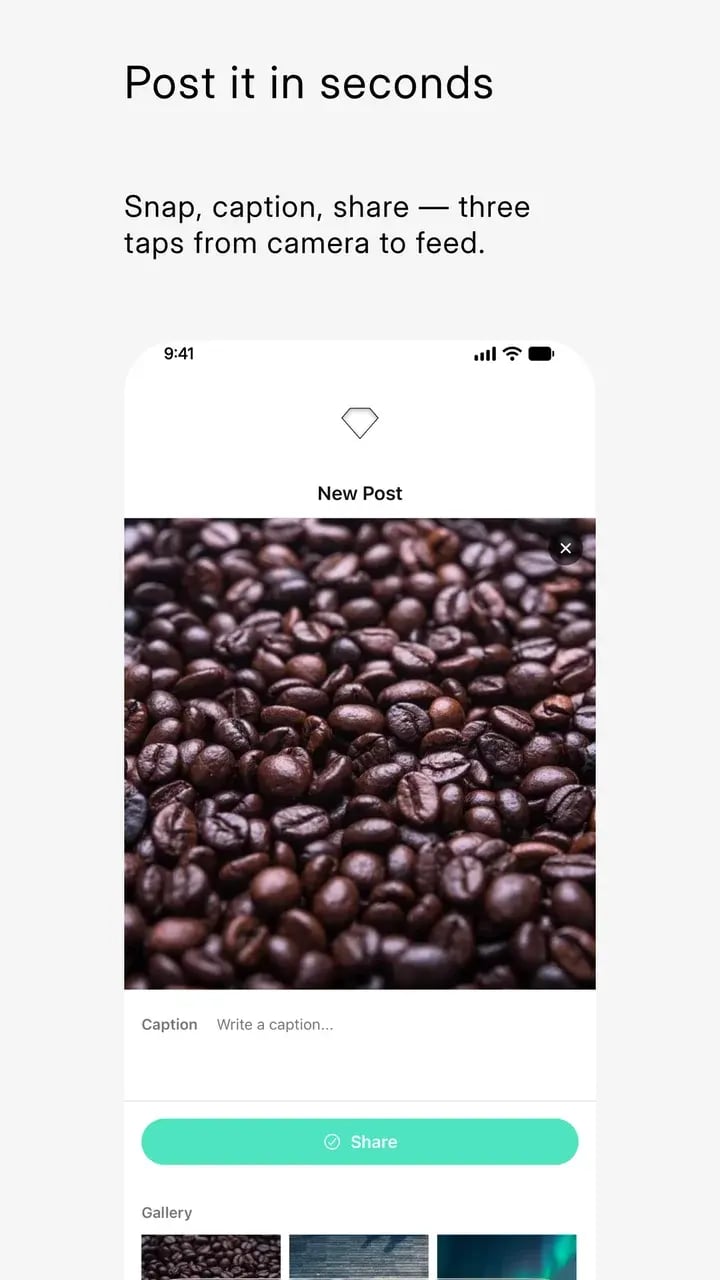 Generated Google Play screenshot, profile screen